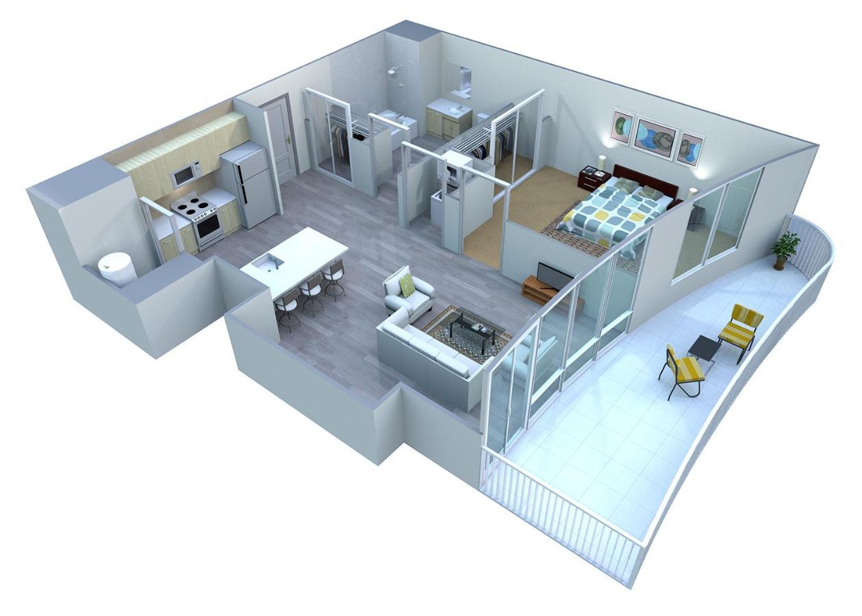 Placemakr Premier Sobro Nashville Esterno foto 3D floor plan